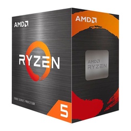[6] Processador AMD Ryzen 5 5500, 6-Core, 12-Threads, 3.6GHz (4.2GHz Turbo), Cache 19MB, AM4, 100-100000457BOX
